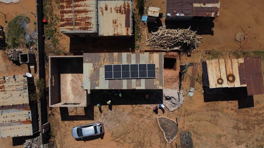 community solar installation